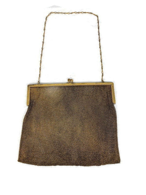 Antique German Silver Purse by Whiting and Davis at Duckwells