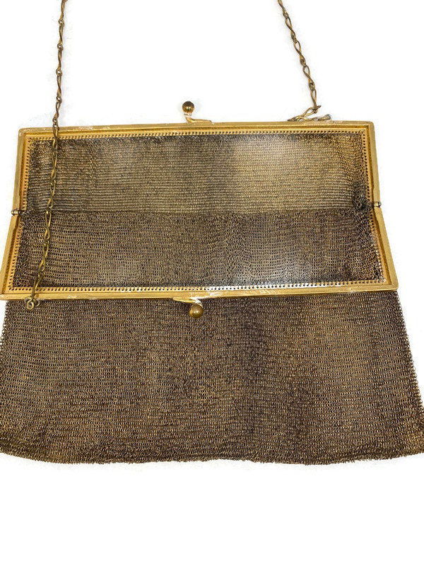 Antique German Silver Purse by Whiting and Davis at Duckwells