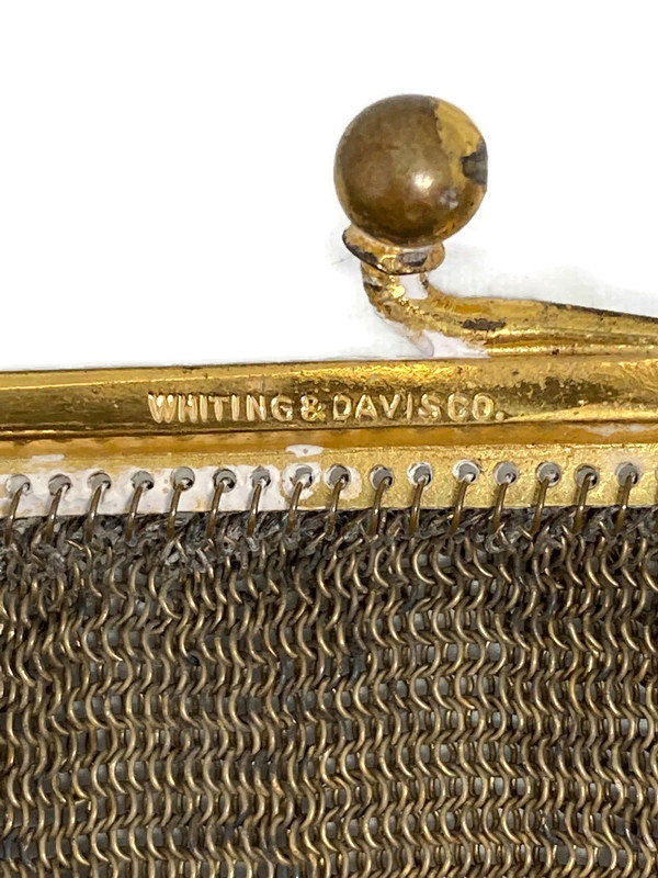 Antique German Silver Purse by Whiting and Davis at Duckwells
