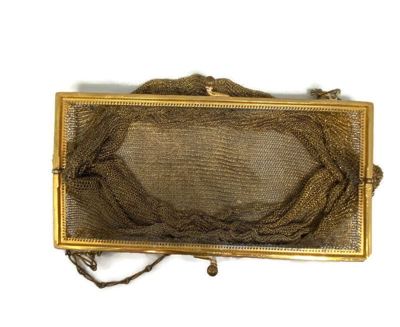 Antique German Silver Purse by Whiting and Davis at Duckwells
