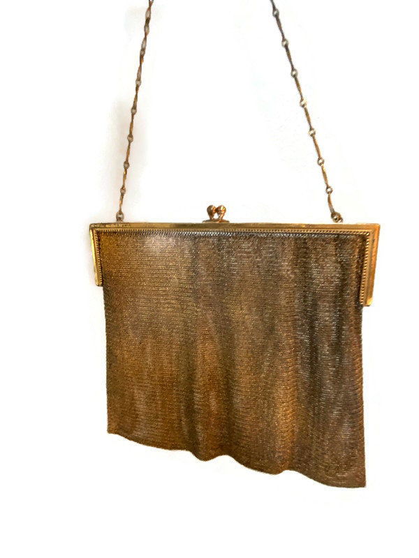 Antique German Silver Purse by Whiting and Davis at Duckwells