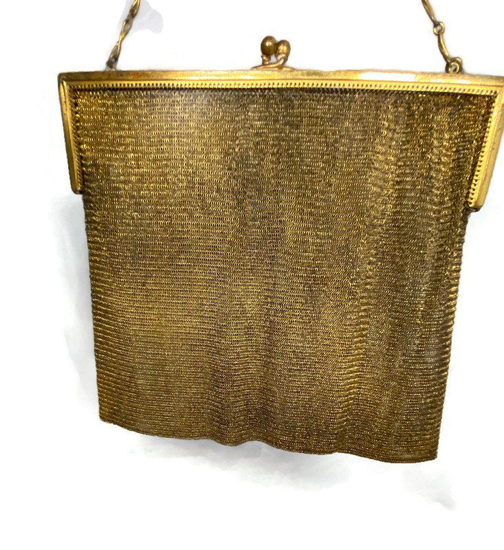 Antique German Silver Purse by Whiting and Davis at Duckwells