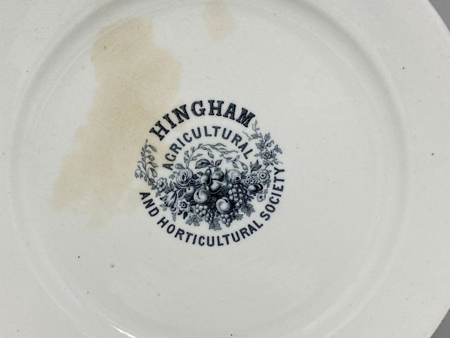 Antique Hingham Massachusetts Plate - Duckwells