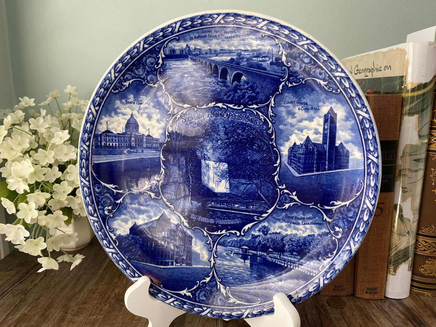 Antique Minneapolis Minnesota Plate - Duckwells