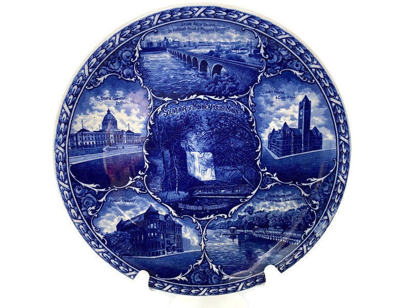 Antique Minneapolis Minnesota Plate - Duckwells