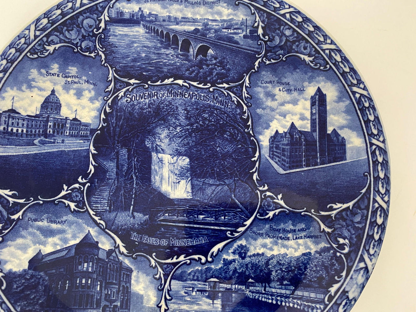 Antique Minneapolis Minnesota Plate - Duckwells