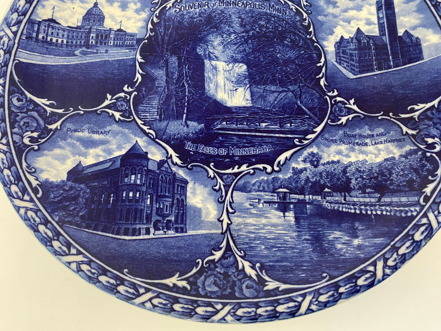Antique Minneapolis Minnesota Plate - Duckwells