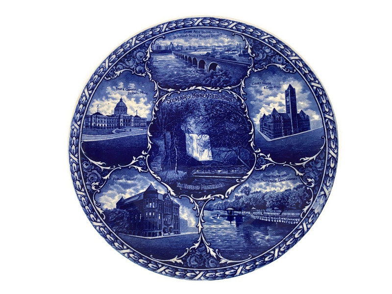 Antique Minneapolis Minnesota Plate - Duckwells