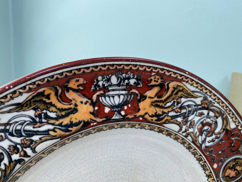 Antique Minton Florentine Dinner Plate at Duckwells