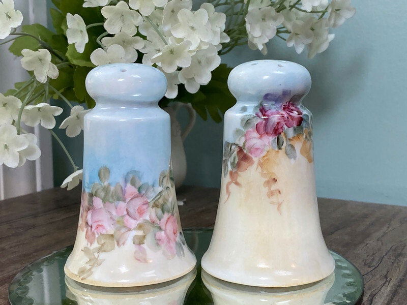 Antique Noritake Nippon Salt and Pepper Shakers at Duckwells