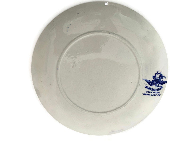 Antique Old State House Boston Massachusetts Souvenir Plate at Duckwells