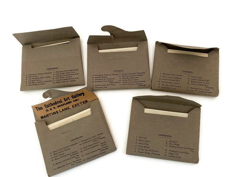Antique Photo Miniatures English Towns - Duckwells