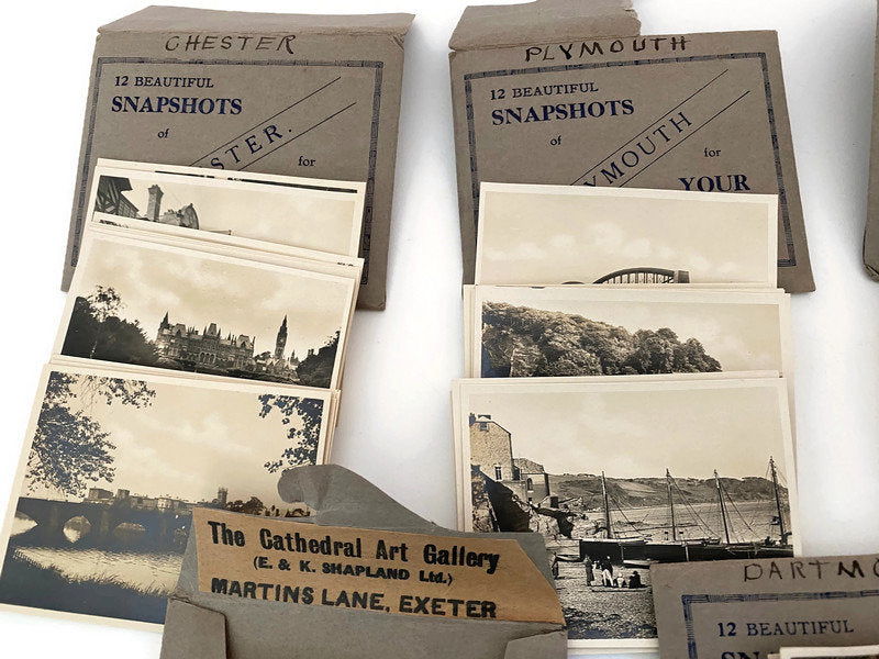 Antique Photo Miniatures English Towns - Duckwells