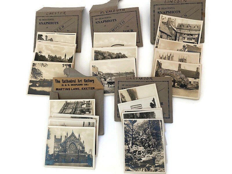 Antique Photo Miniatures English Towns - Duckwells