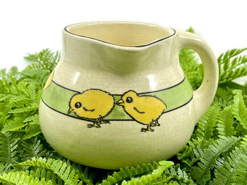 Antique Pottery Chicks Cereal Set - Duckwells