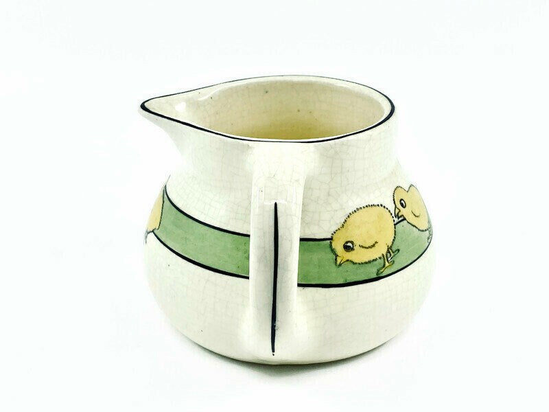 Antique Pottery Chicks Cereal Set - Duckwells