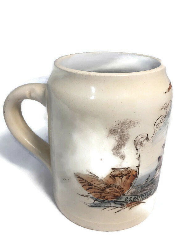 Antique Remember the Maine Mug at Duckwells