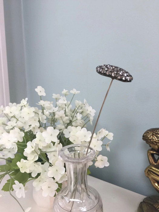 Antique Rhinestone Hat Pin at Duckwells