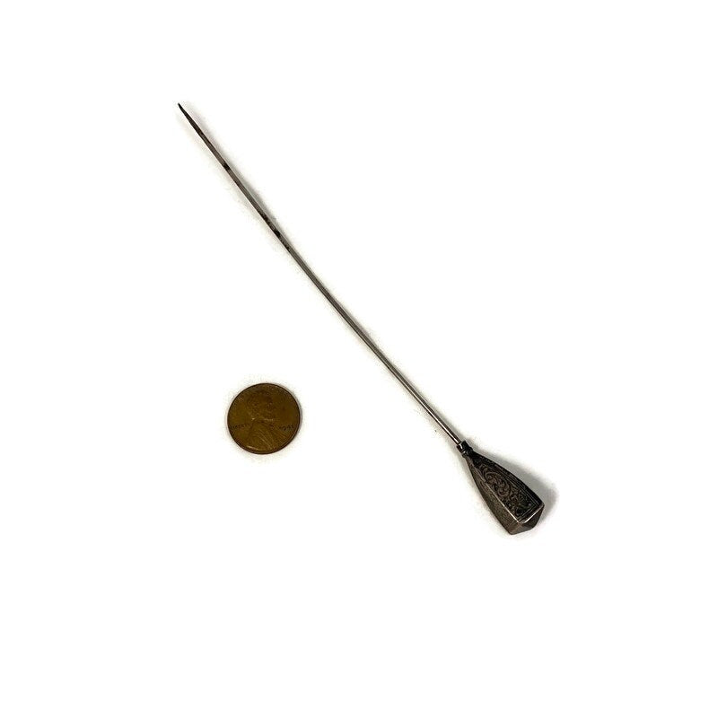Antique Sterling Hat Pin at Duckwells
