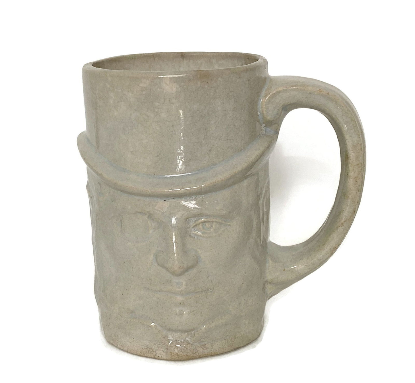Antique Stoneware Man with Monocle Mug - Duckwells