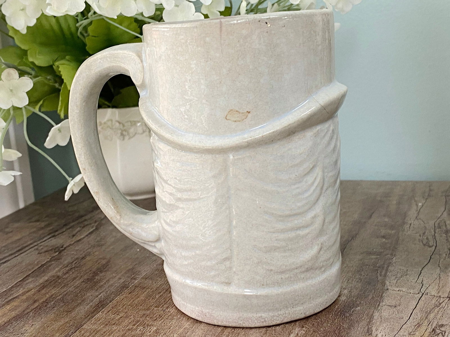 Antique Stoneware Man with Monocle Mug - Duckwells