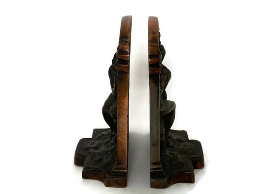 Antique The Thinker Bookends at Duckwells