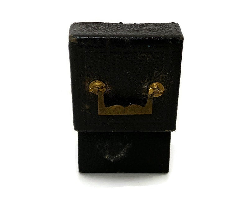 Antique Travel Inkwell in a Miniature Travel Case - Duckwells
