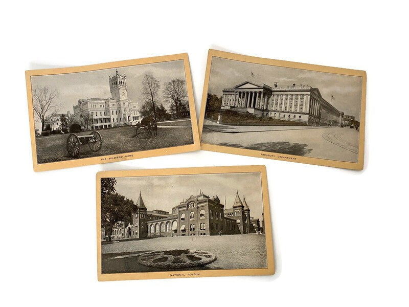 Antique Trio of Singer Sewing Machine Trade Cards - Duckwells
