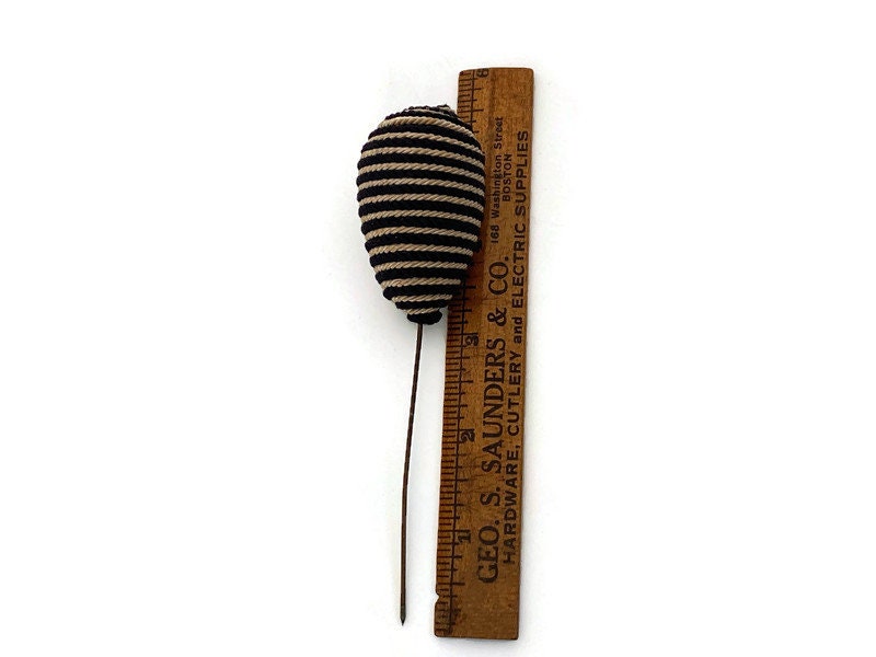 Antique Victorian Corded Hatpin at Duckwells