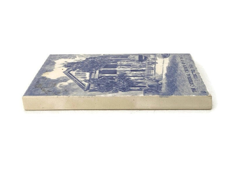 Antique Wedgwood Tile - The Cathedral Church of St. Paul - Duckwells