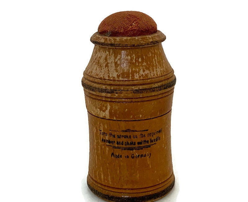 Antique Wood German Needle Case at Duckwells