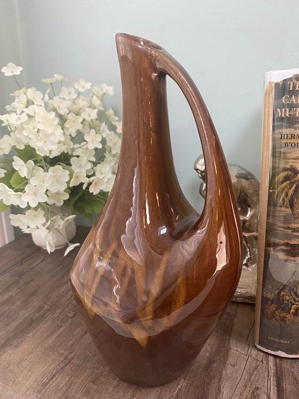 Mid Century Ceramic Decorative Ewer Pitcher at Duckwells