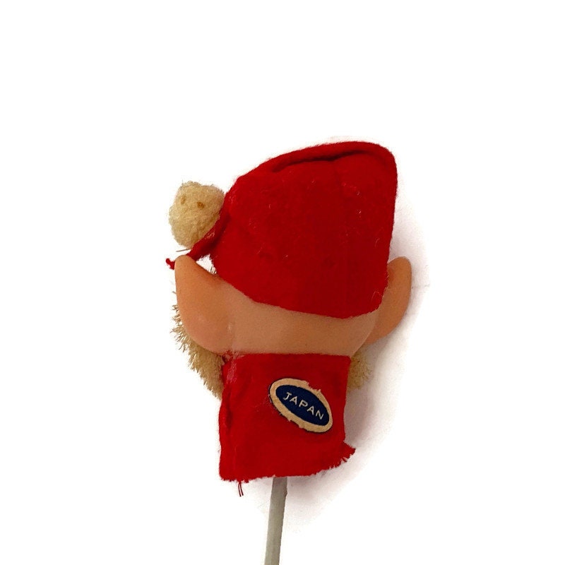 Mid Century Christmas Elf Floral Pick at Duckwells