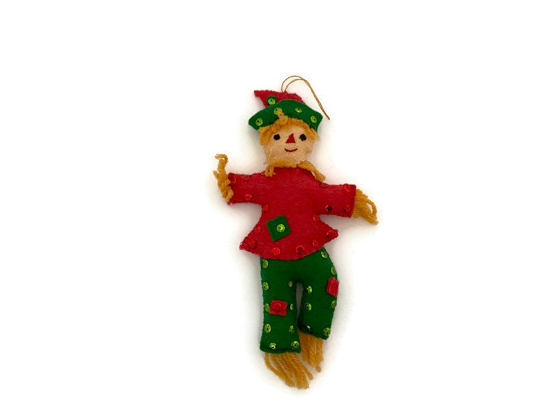 Midcentury Christmas Scarecrow Ornament at Duckwells