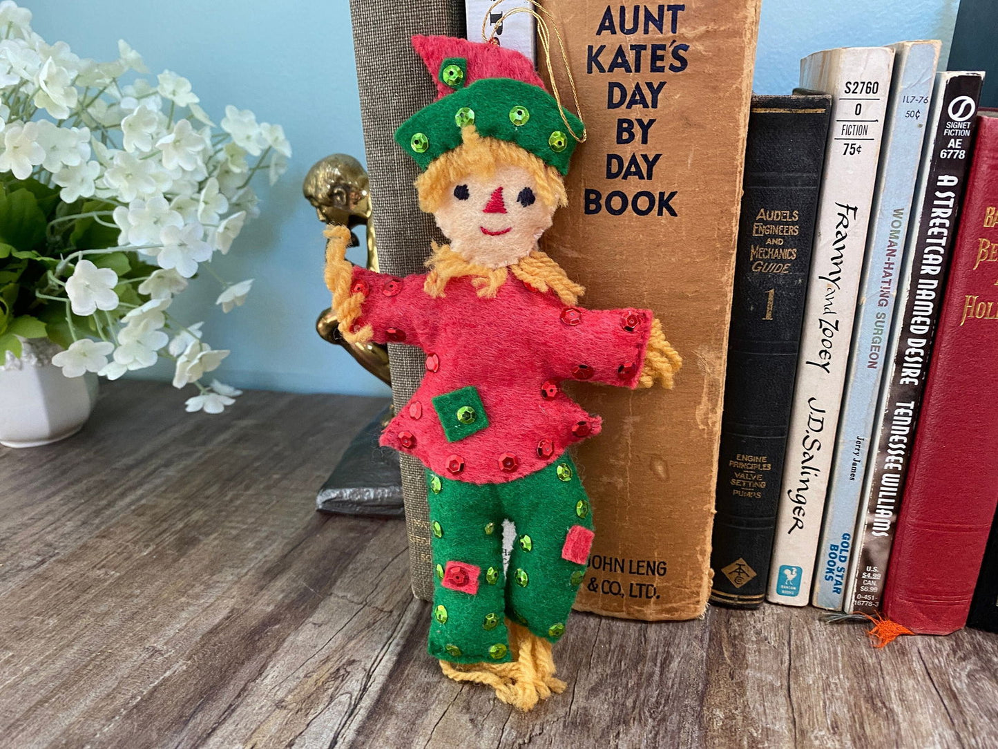 Midcentury Christmas Scarecrow Ornament at Duckwells
