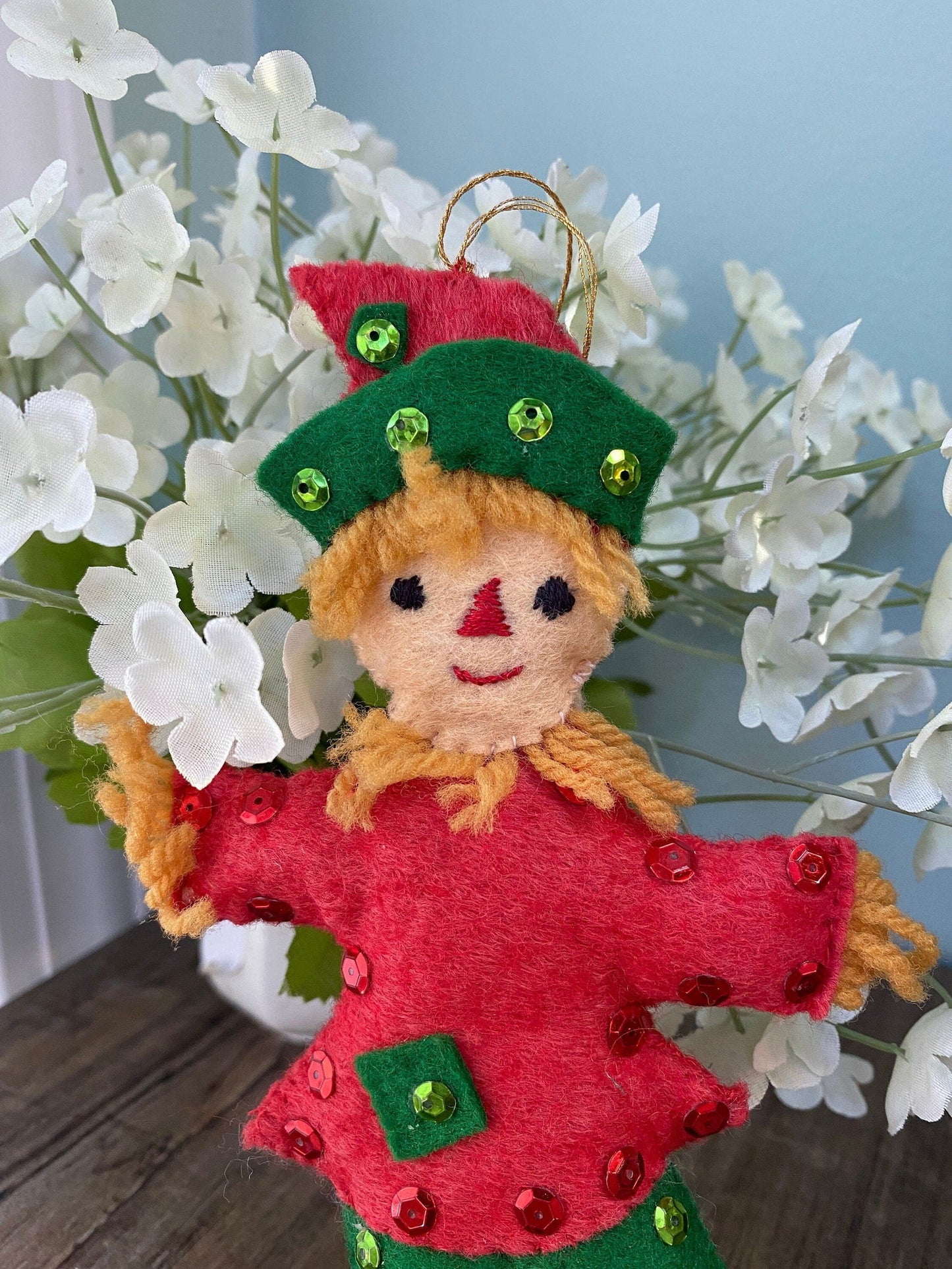 Midcentury Christmas Scarecrow Ornament at Duckwells