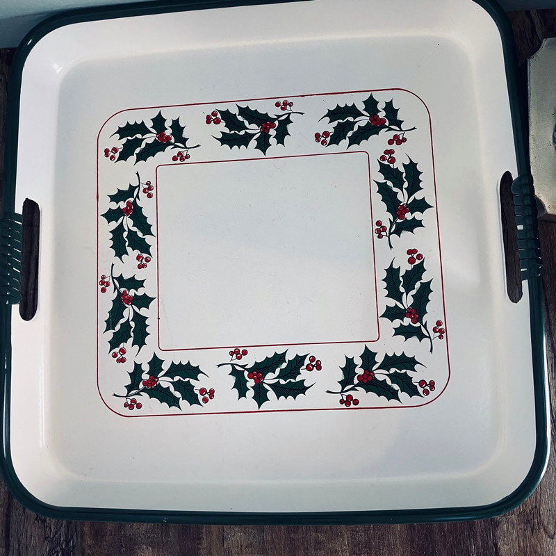 Midcentury Christmas Tray at Duckwells