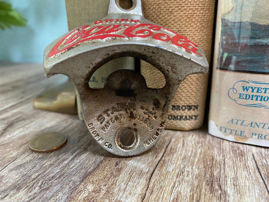 Midcentury Cola Wall Bottle Opener at Duckwells