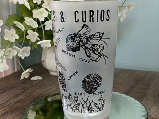 Midcentury Florida Souvenir Frosted Glassware at Duckwells