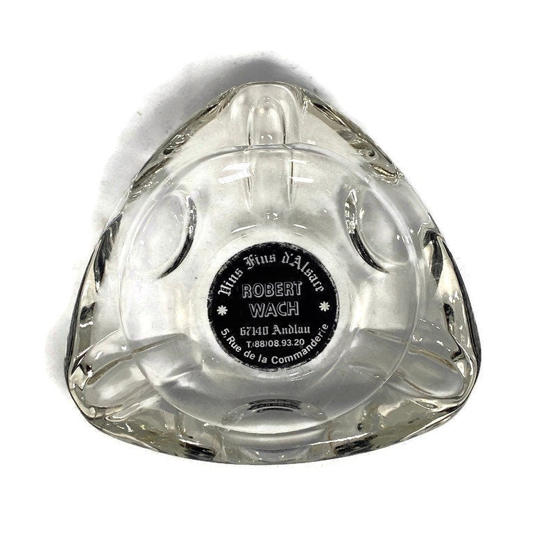 Midcentury French Glass Advertising Ashtray - Duckwells