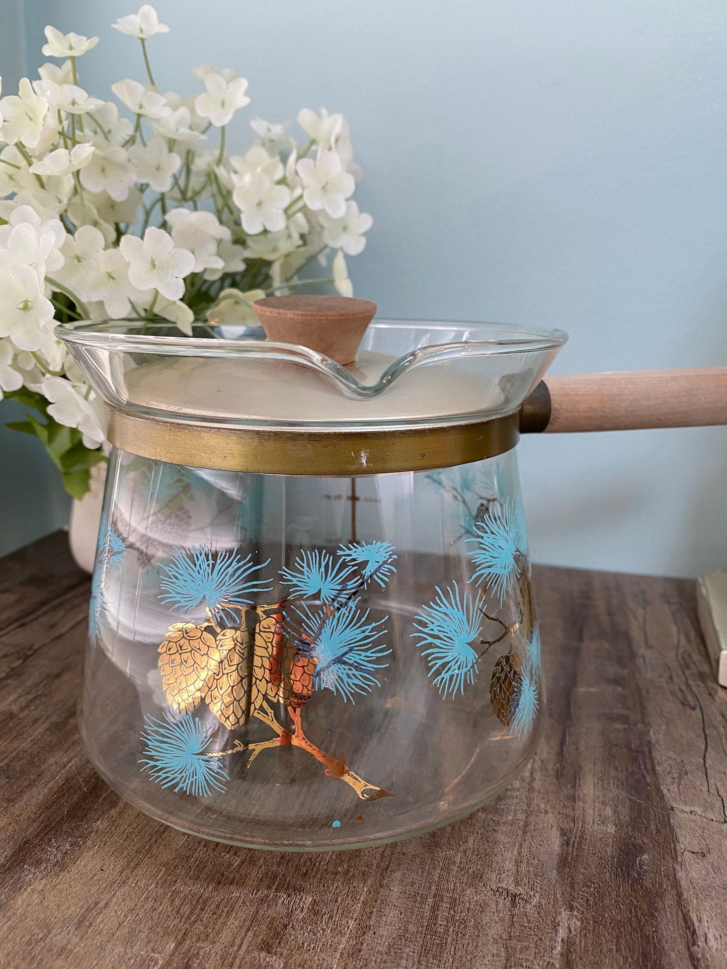 Midcentury Glass Pot by Douglas Flameproof - Duckwells
