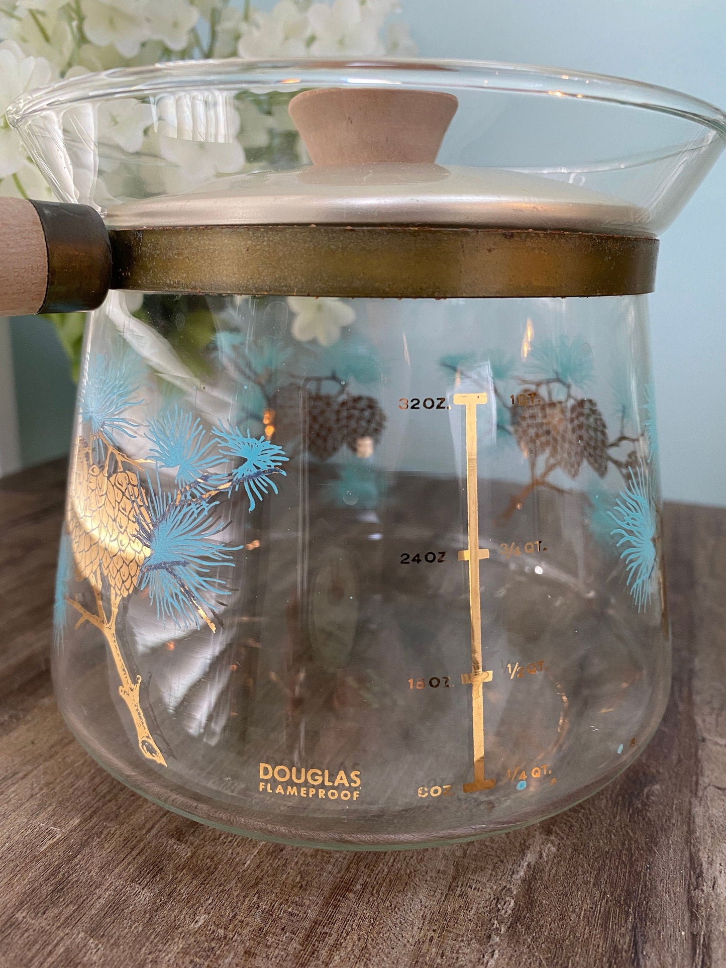 Midcentury Glass Pot by Douglas Flameproof - Duckwells