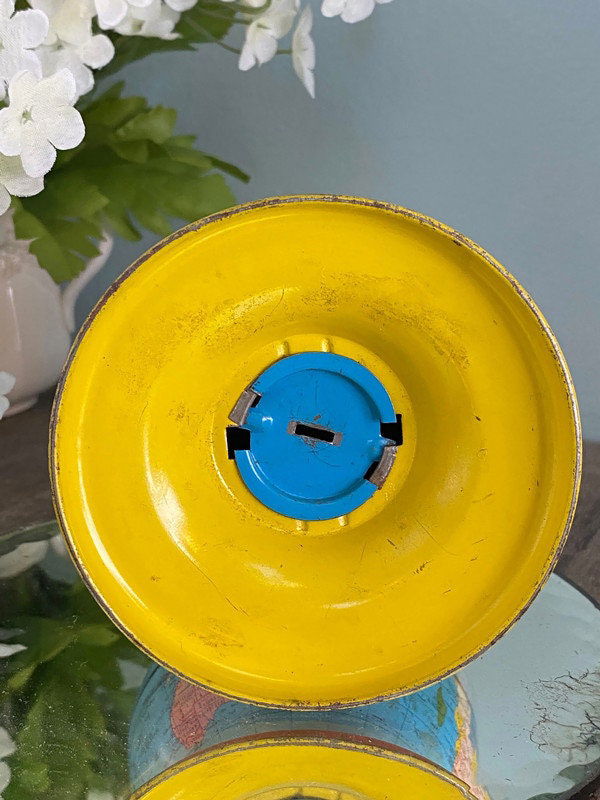 Midcentury Globe Bank Tin Litho by Ohio Art - Duckwells