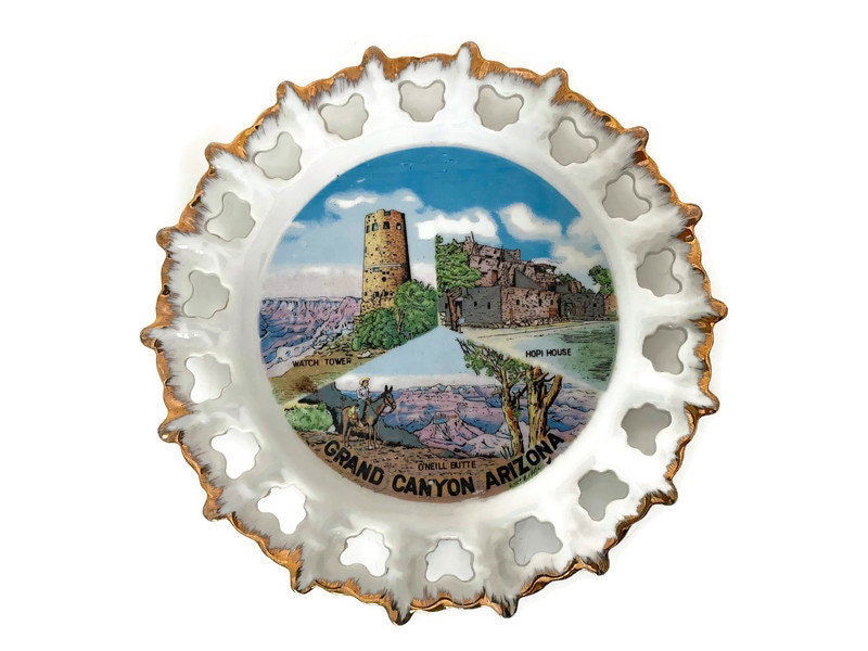 Midcentury Grand Canyon Souvenir Plate - Duckwells