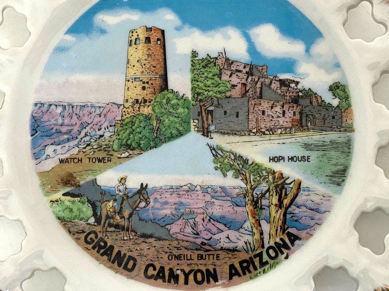Midcentury Grand Canyon Souvenir Plate - Duckwells