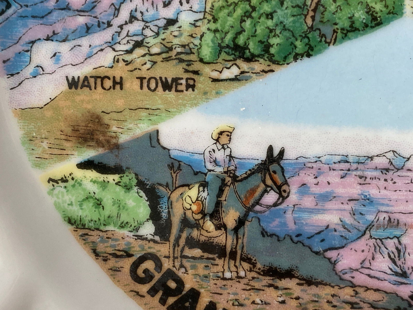 Midcentury Grand Canyon Souvenir Plate - Duckwells