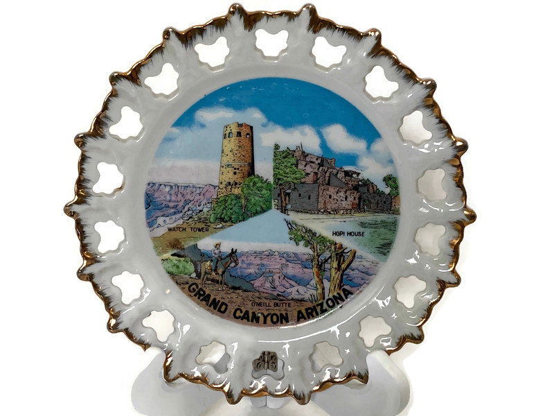 Midcentury Grand Canyon Souvenir Plate - Duckwells