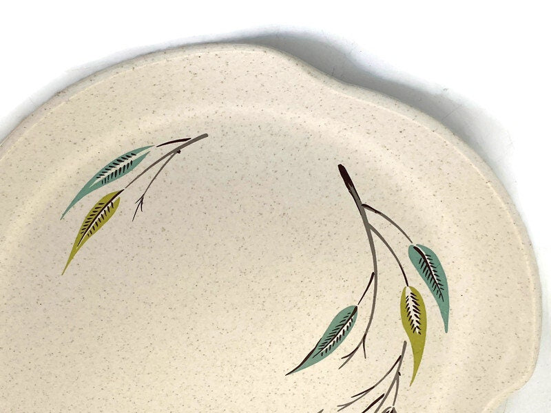 Midcentury Harmony House Whispering Leaves Dinner Plates - Duckwells