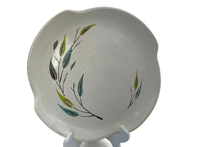 Midcentury Harmony House Whispering Leaves Dinner Plates - Duckwells