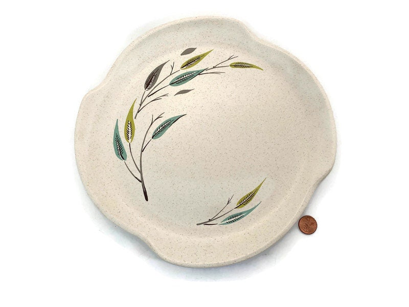 Midcentury Harmony House Whispering Leaves Dinner Plates - Duckwells